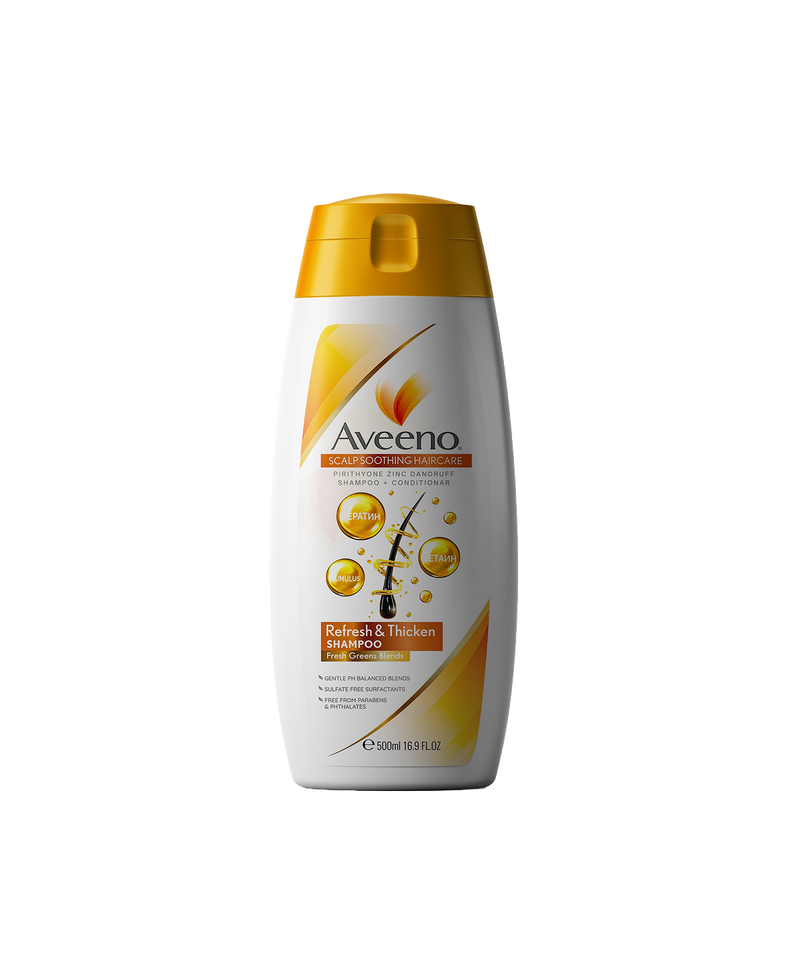 Aveeno Scalp Soothing Haircare Refresh & Thicken Shampoo